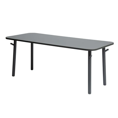 Modernform โต๊ะทำงาน รุ่น FLEX WORK TABLE สีดำ ขนาด 160x70 ซม.