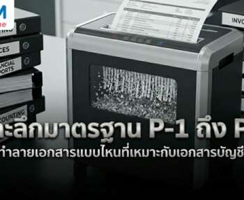 เครื่องทำลายเอกสาร ระดับ