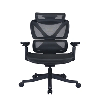 เก้าอี้ทำงาน ยี่ห้อไหนดี ราคาไม่เกิน 10000 บาท Ergotrend Cross สีดำ
