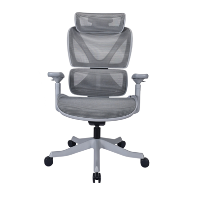 เก้าอี้ทำงาน ยี่ห้อไหนดี ราคาไม่เกิน 10000 บาท ERGOTREND Cross Series สีเทา