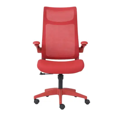 เก้าอี้ทำงาน ยี่ห้อไหนดี ราคาไม่เกิน 10000 บาท FURRADEC Marwell สีแดง