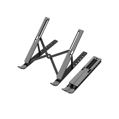 digital nomad DELI แท่นวางโน๊ตบุ๊คพกพา รุ่น VS6111 สีดำ