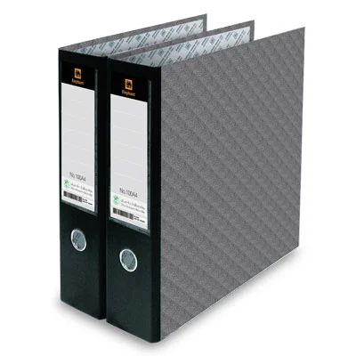 จัดระเบียบเอกสาร แฟ้มสันกว้าง a4 สัน 3 นิ้ว ดำ แพ็ค6เล่ม ตราช้าง 100 