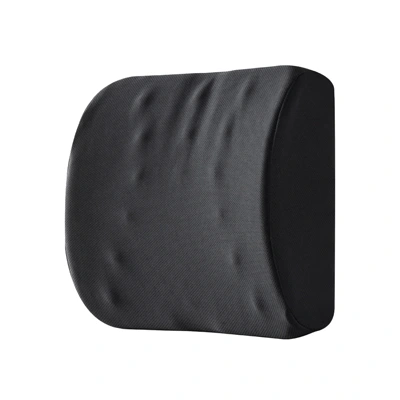 DELI เบาะรองหลังเพื่อสุขภาพ รองรับทั้งแผ่นหลัง ลดอาการปวดหลัง สีดำ ขนาด 39 x 33 x 9 cm
