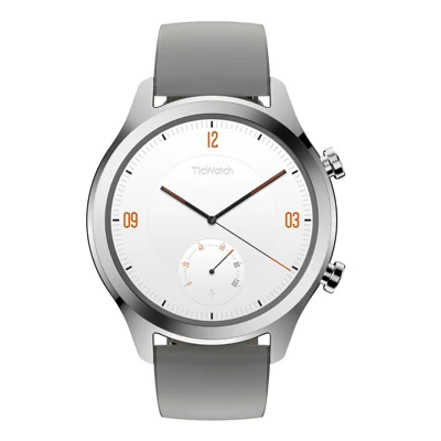 นาฬิกาสมาร์ทวอช TicWatch C2 AMOLED 1.3นิ้ว สีเงิน