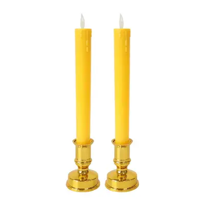 LUZINO เชิงเทียน LED แบบใส่ถ่าน