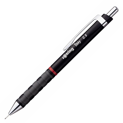 ดินสอกด 0.5 มม. Rotring Tikky ด้ามสีดำ