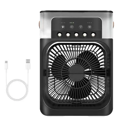 YOTEX พัดลมไอน้ำ 3in1 รุ่น HMEL-FAN5W-0003BK สีดำ ความจุ 600ML