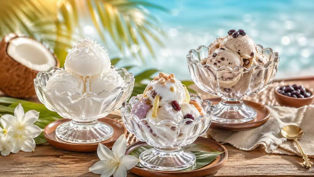 วิธีทำไอศครีมกะทิ