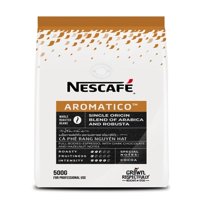 NESCAFE เมล็ดกาแฟคั่ว อโรมาติโก้ ขนาด 500 กรัม