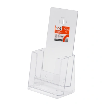 กล่องใส่โบรชัวร์ A4 1/3 ONE K-441 สีใส