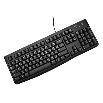 LOGITECH คีย์บอร์ด รุ่น K120 สีดำ