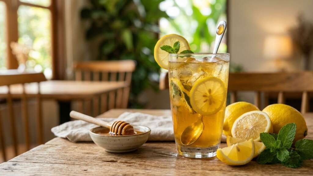 ชาเขียวมะนาว