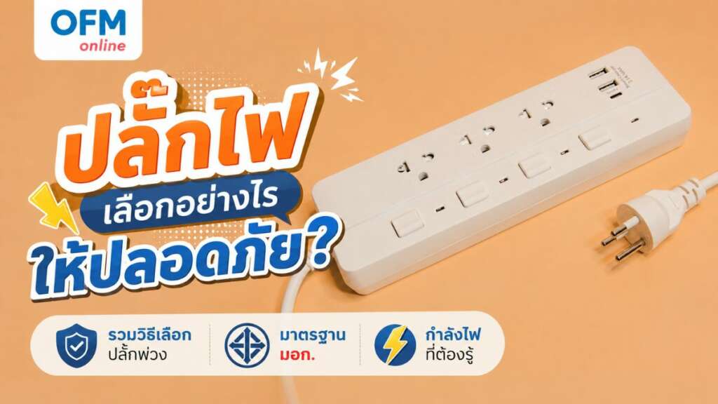 ปลั๊กไฟ วิธีเลือก