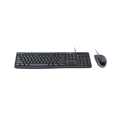 คีย์บอร์ด logitech มีสาย รุ่น MEDIA COMBO MK200 THAI