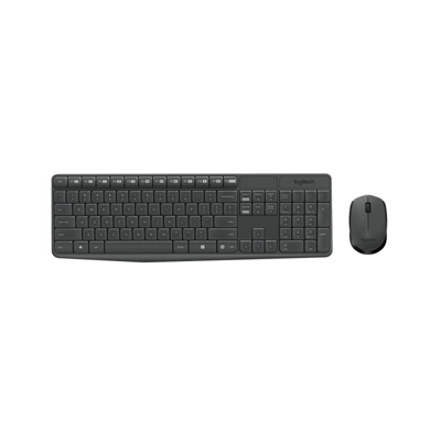 คีย์บอร์ด logitech รุ่น MK235 สีดำ