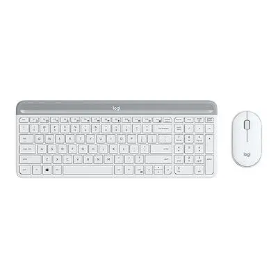 คีย์บอร์ด logitech รุ่น MK470 สีขาว
