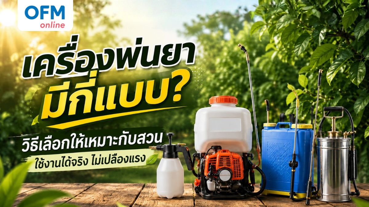 เครื่องพ่นยา มีกี่แบบ