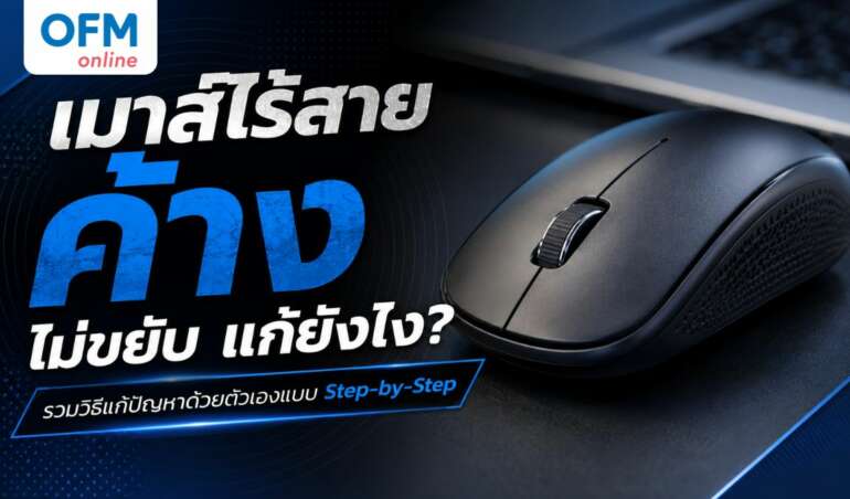 เมาส์ไร้สายค้าง