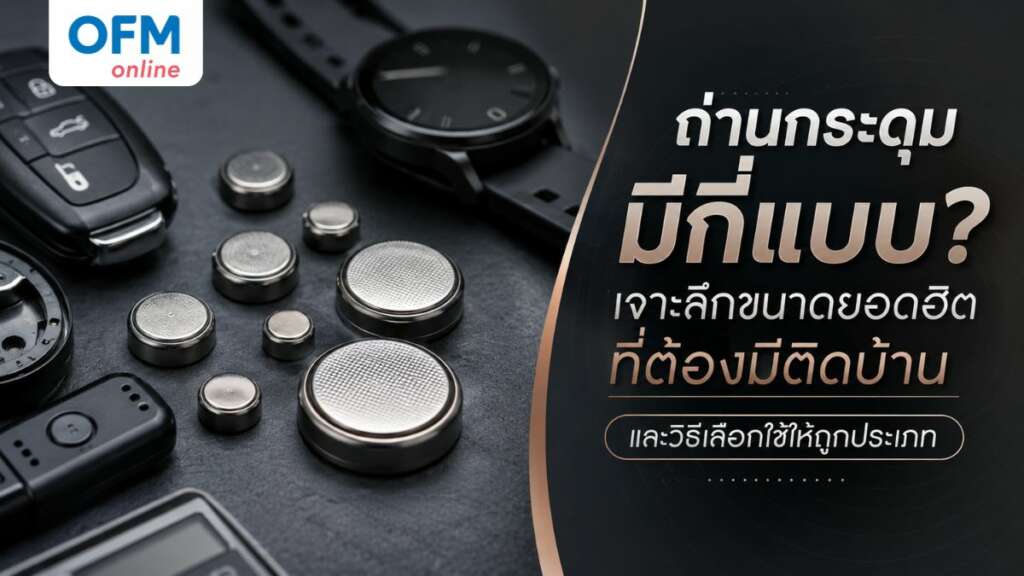 ถ่านกระดุมมีกี่แบบ