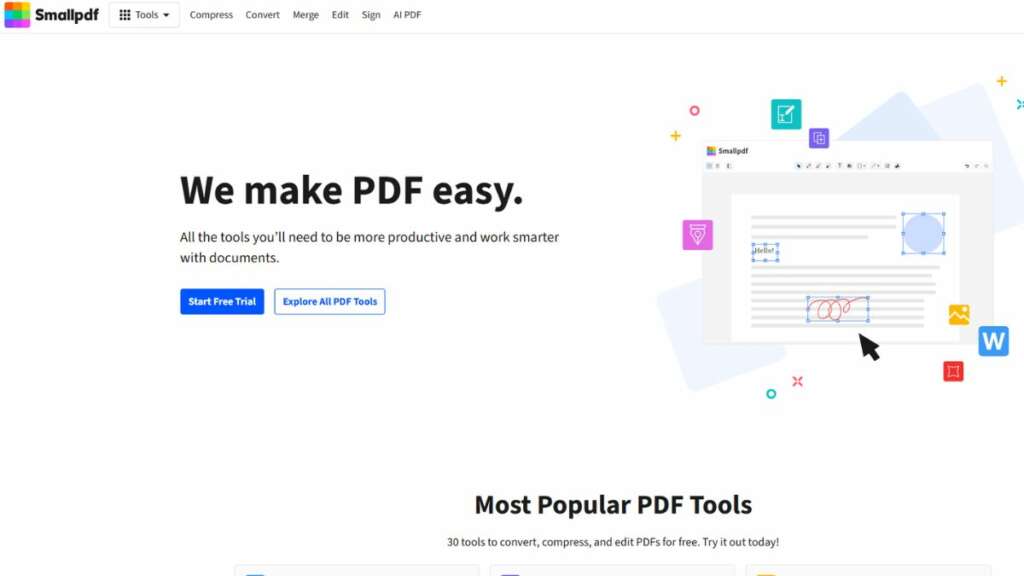แปลงไฟล์ pdf เป็น word smallpdf