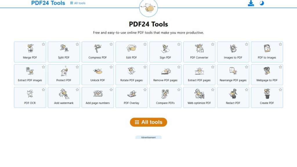 แปลงไฟล์ pdf เป็น word pdf24 tools