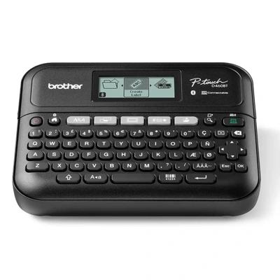 เครื่องพิมพ์ฉลาก ยี่ห้อไหนดี brother รุ่น pt-d460bt สีดำ