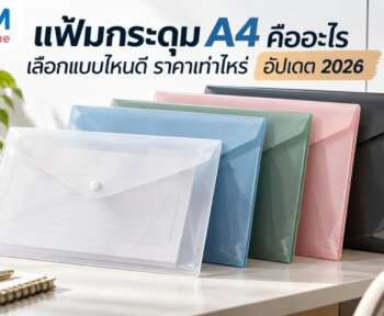 แฟ้มกระดุม a4