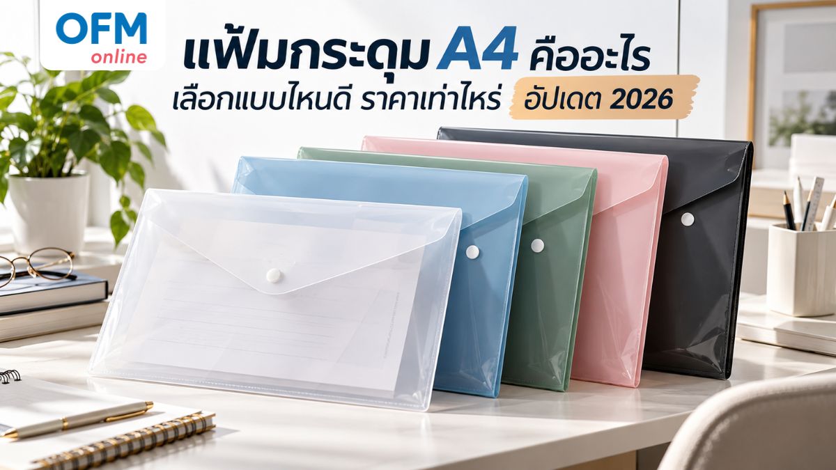 แฟ้มกระดุม a4