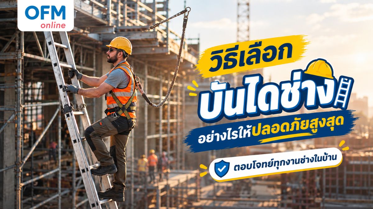 วิธีเลือกบันไดช่าง