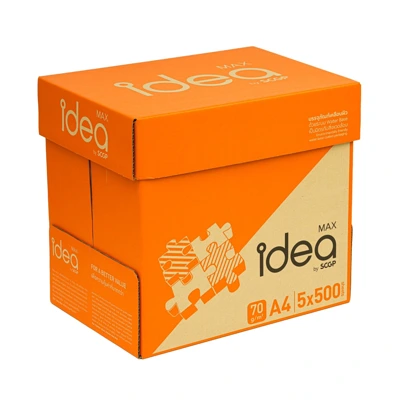 กระดาษ Idea Max สีส้ม 70 แกรม
