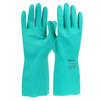 ถุงมือไนไตรหนา 100% WORKSafe WSWG37718S8 หนา 18 มม. ไซส 8