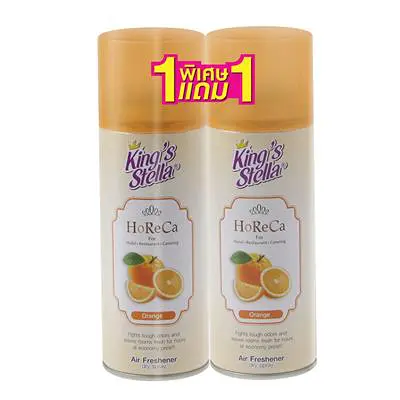 king stella สเปรย์รีวิว Horeca กลิ่นส้ม (1 แถม 1) ขนาด 300 มล.