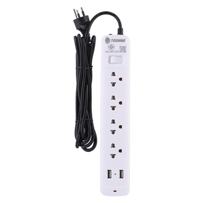 ปลั๊กพ่วง ยี่ห้อไหนดี TOSHINO รุ่น SO-43USB