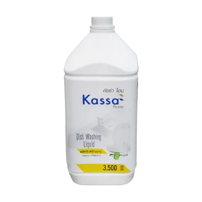 น้ำยาล้างจาน ยี่ห้อไหนดี KASSA HOME สูตรเข้มข้น กลิ่นมะนาว 3,500 มล.